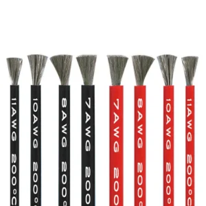 AGR AGRP standard silicone rubber insulated high temperature wire spools rated 200°C