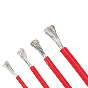 AGR AGRP silicone rubber wire cross section showing 30 mils silicone insulation and copper conductor