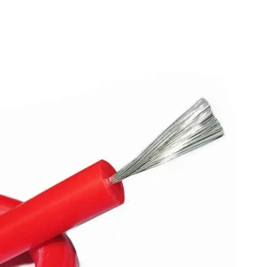 AGR silicone rubber wire used as motor lead connection in electric motor assembly