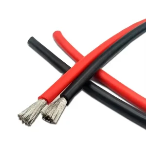 Extreme temperature resistant cable connecting ancillary equipment on industrial furnace exterior surface