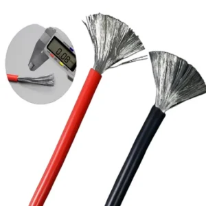 Fire resistant cable supplying emergency lighting power feed maintaining circuit integrity during fire