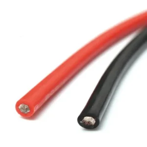 Fire resistant high temperature cable used for fire alarm system wiring in commercial building