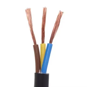 PTFE FEP fluoroplastic control cable shielded with copper braid versus unshielded version comparison