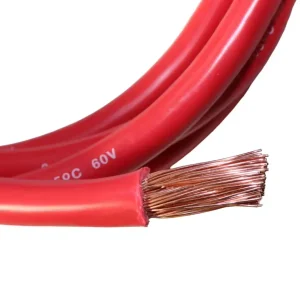Heat resistant silicone cable cross section showing silicone insulated cores and silicone rubber outer sheath