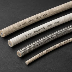 UL 5107 5128 5334 5476 mica fiberglass furnace cable four styles 450°C comparison