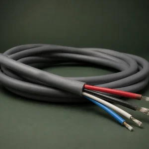 Multi-core silicone rubber cable assembly with individually insulated conductors, qualifying UL 3135 200°C 600 Vac core options