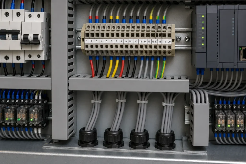 RVV multi-core control cable industrial control panel terminal block wiring