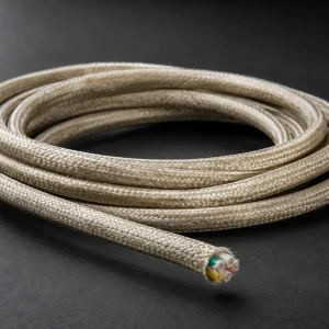 UL AWM Style 5360 multi-core mica tape and treated glass braid cable assembly, 200°C/450°C 300 Vac, for protected high-temperature internal wiring