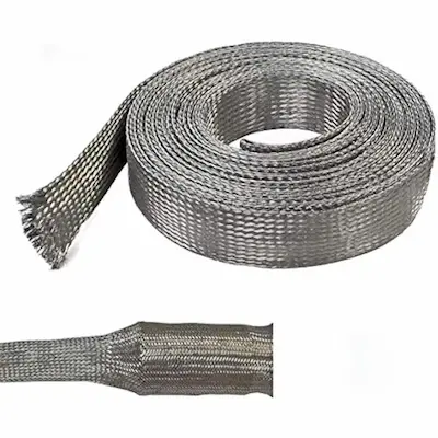 Flexibility and vibration resistance of tinned copper braided earth strap