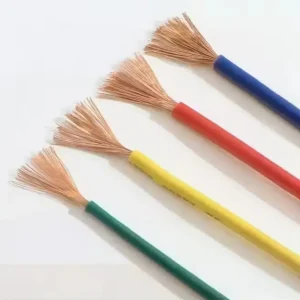 Heavy duty high temperature power cable large cross section showing stranded copper conductor up to 240mm²