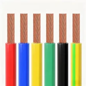 Heavy duty high temperature power cable for industrial machinery on wooden drum rated 200°C to 450°C