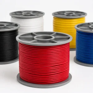 UL AWM Style 1007 18 AWG stranded tinned copper PVC wire multi-colour spool set, 80°C maximum 300 Vac, factory supply for protected appliance and electronic equipment internal wiring