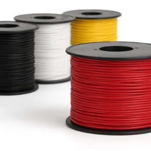 UL AWM Style 1015 PVC hook-up wire multi-colour spool set, 105°C maximum 600 Vac, factory supply for protected appliance internal wiring