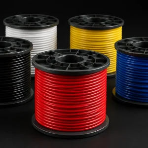 UL AWM Style 3321 XLPE wire multi-colour spool set, 150°C maximum 600 Vac 750 Vdc, factory supply for protected appliance internal wiring