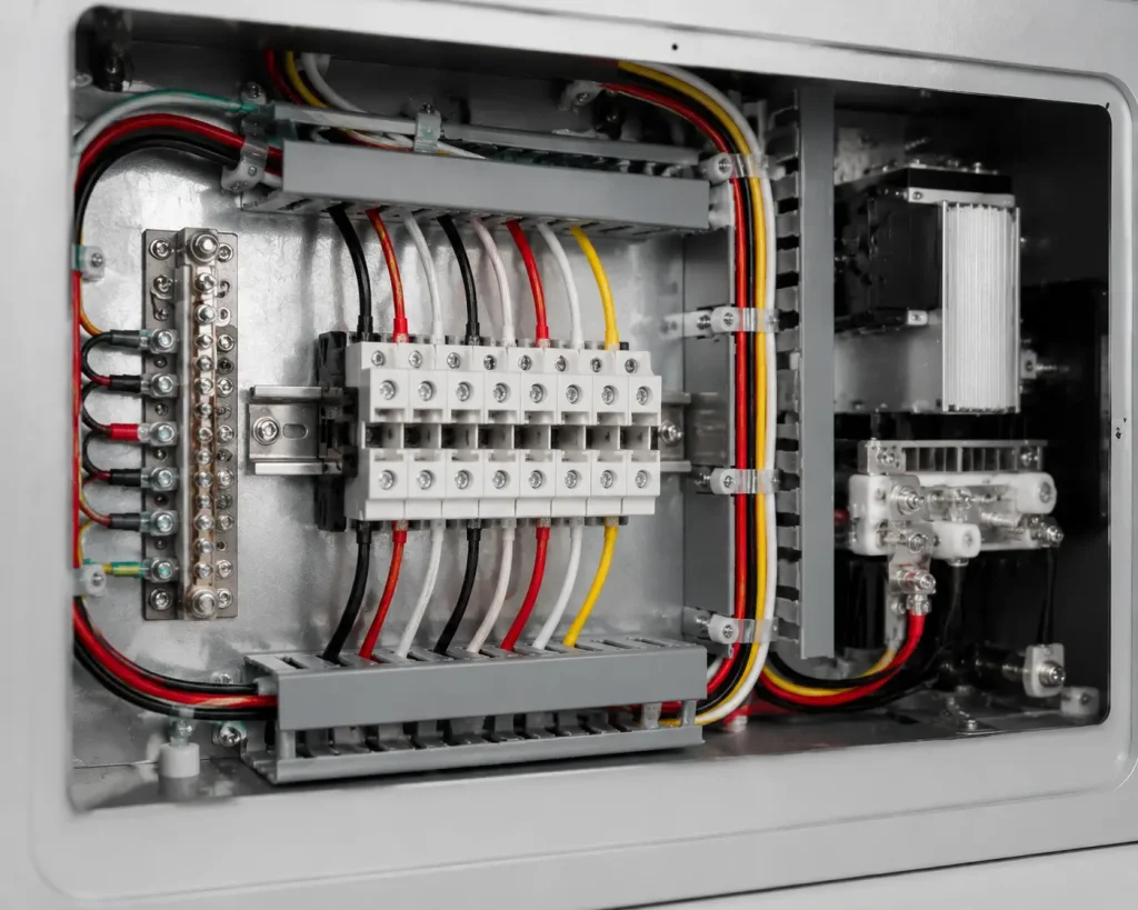 UL AWM Style 3321 XLPE wire routed inside protected enclosed appliance assembly for internal wiring application, 150°C maximum 600 Vac