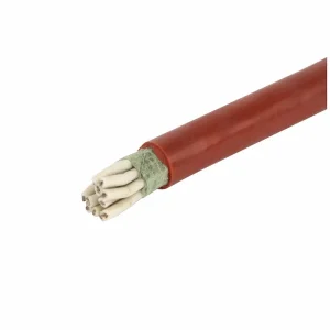 Technical diagram of UL 3135 silicone wire structure with tinned copper conductor