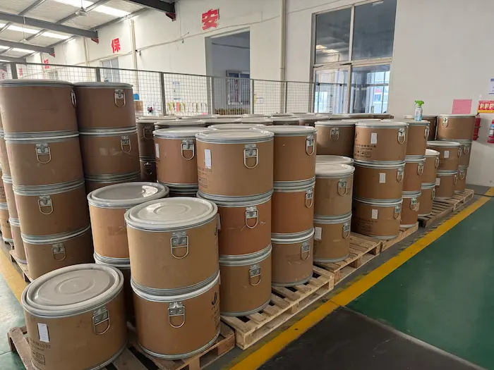 Braided wire finished products packaged and ready for shipment