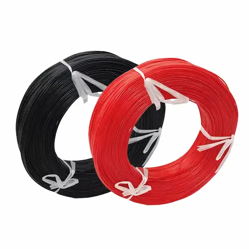 Stranded copper conductor detail of UL 3135 16 AWG silicone wire