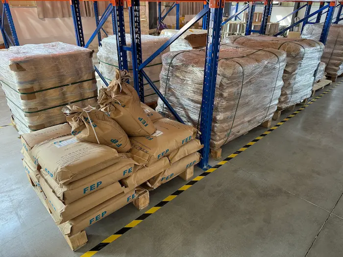 FEP raw material for fluoroplastic wire production