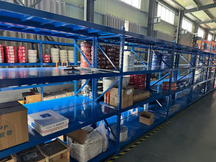Raw material warehouse for wire manufacturing and production storage