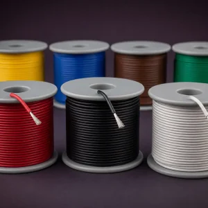 UL AWM Style 1007 20 AWG tinned copper PVC hook-up wire multi-colour spool set, 80°C 300 Vac, factory supply for appliance internal wiring