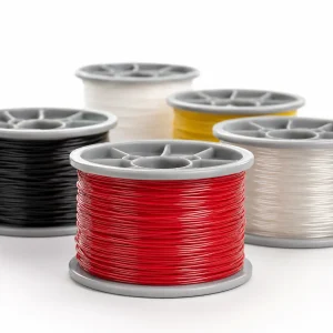 UL AWM Style 10362 20 AWG PFA fluoroplastic hook-up wire multi-colour fine-gauge spool set, 250°C maximum 600 Vac, factory supply for compact protected internal equipment wiring