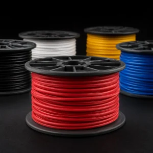 UL AWM Style 3135 silicone rubber wire multi-AWG multi-colour spool set, 200°C maximum 600 Vac, factory supply for enclosed appliance internal transformer-area lead wiring