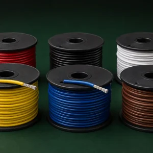 UL AWM Style 3135 tinned copper silicone wire multi-colour spool set, 200°C 600 Vac, 26–12 AWG for totally enclosed appliance internal wiring