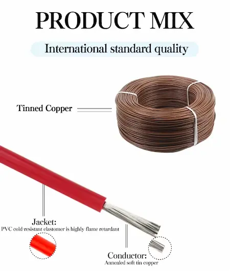 UL1007 wire used in cutting stripping and crimping process for OEM harness production