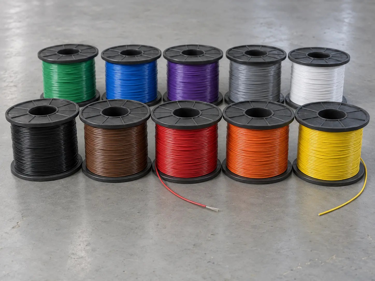 UL 1015 30-9 AWG PVC appliance harness wire rated 600 Vac and 750 Vdc at 80 90 or 105C