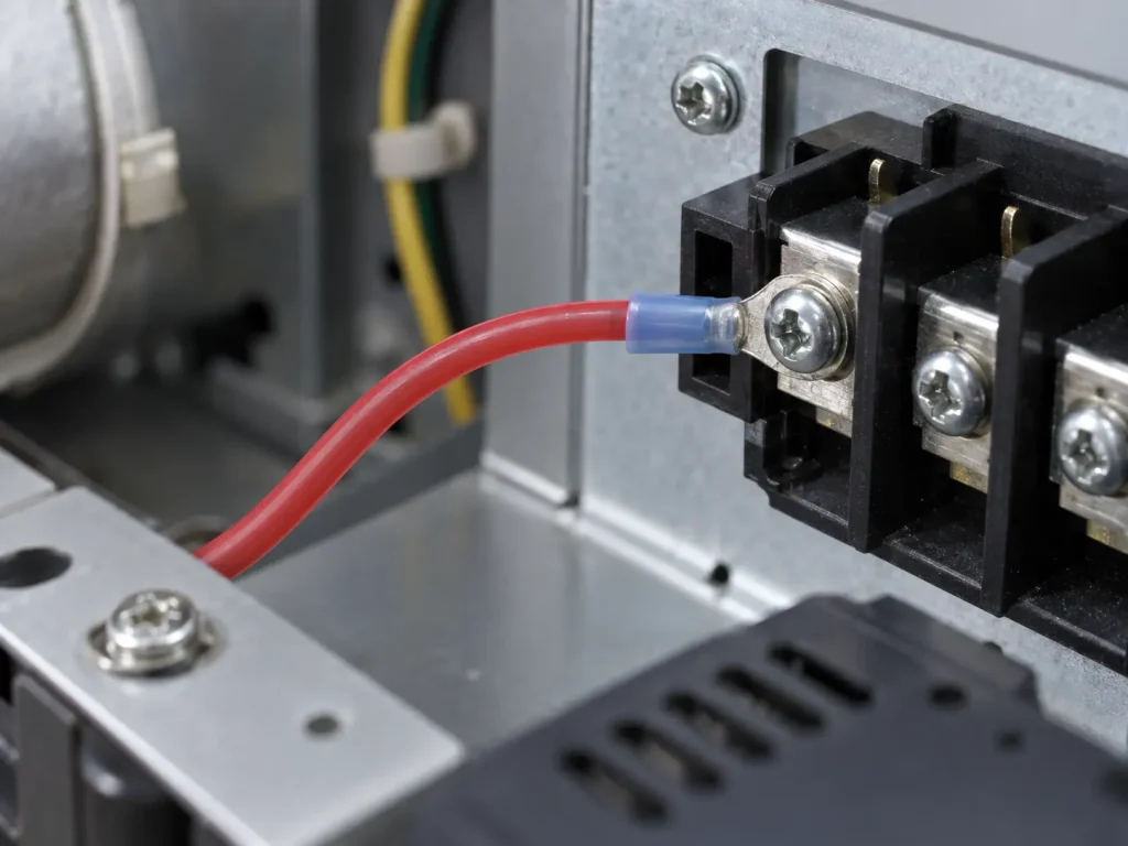 UL 1332 16 AWG FEP wire terminated inside appliance assembly, conductor finish and termination method confirmed per order