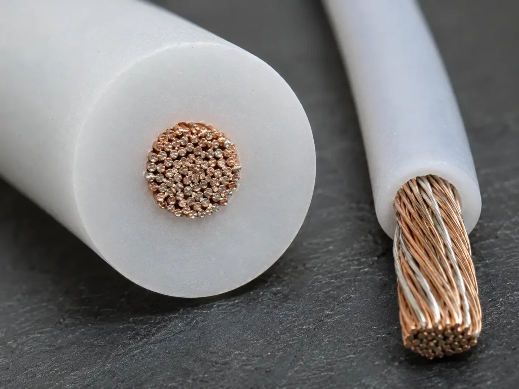 ul1659-ptfe-wire-cross-section-ptfe-copper-conductor