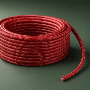 UL 3122 16 AWG silicone rubber wire with lacquered braid, 200°C 300 Vac, single-conductor construction for internal wiring