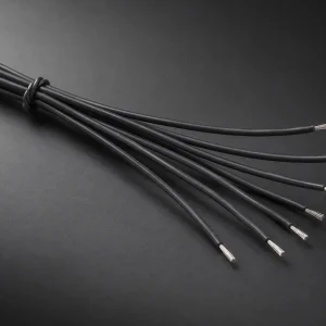 Bundle of UL 3135 26 AWG silicone wire strands, 200°C 600 Vac, for totally enclosed appliance thermostat lead wiring