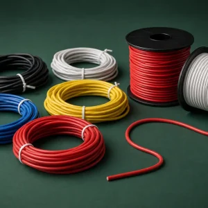 UL AWM Style 3135 silicone rubber wire custom-cut lengths and spools, 200°C 600 Vac, factory supply for totally enclosed appliance internal wiring