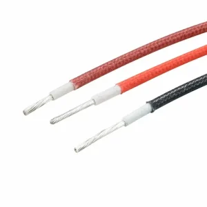 UL3172 high temperature silicone fiberglass wire construction detail for thermal equipment