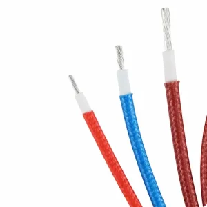 UL3172 high temperature silicone fiberglass wire used in thermal equipment applications