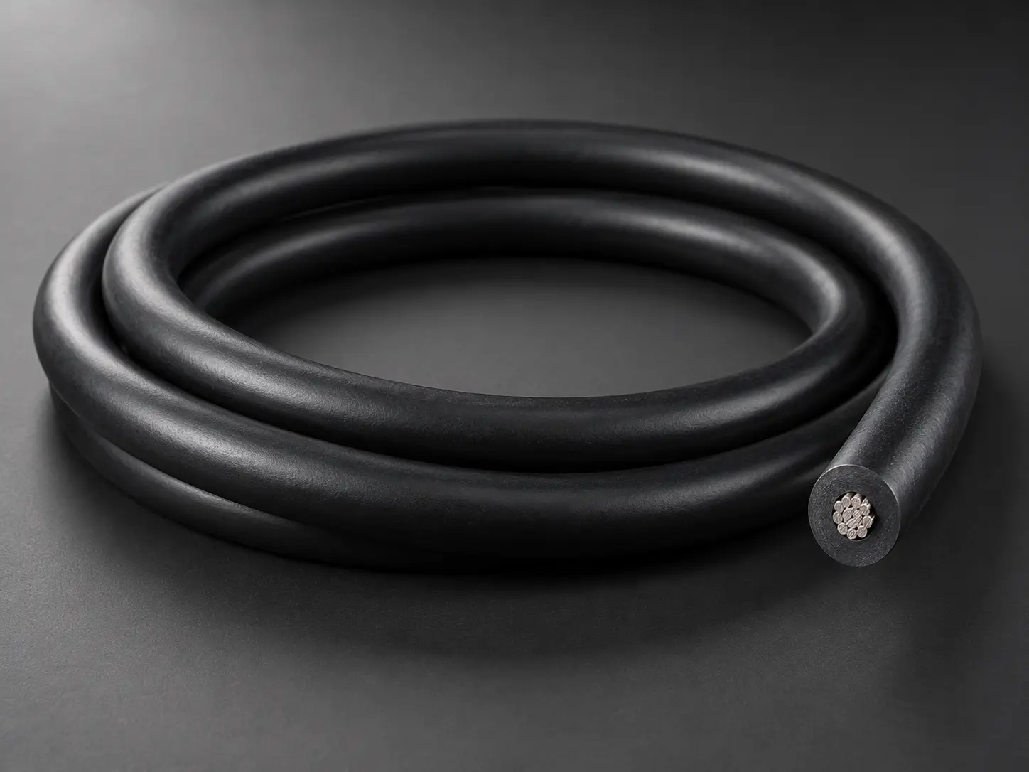 UL 3239 20 kVDC silicone high voltage wire coil, 200°C, 1 mm² 32-strand conductor for power supply internal wiring