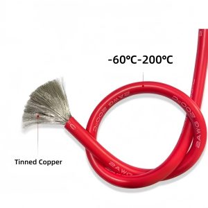 UL3239 high voltage silicone wire construction detail for internal ignition wiring