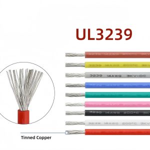 UL3239 silicone high voltage wire used for ignition system internal routing