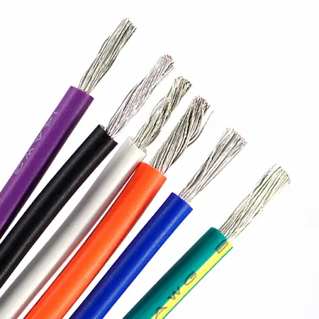 UL3266 XLPE wire used for compact internal lead routing in OEM assemblies