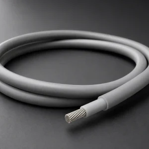 UL 3954 single-conductor cable showing non-integral extruded SR jacket construction over insulated conductor, 150°C 600 Vac