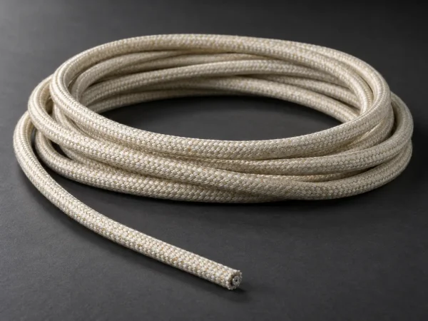 Coil of UL 5107 mica tape and glass braid wire