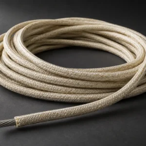 UL 5128 12 AWG mica tape wire with treated glass braid, 450°C 300 Vac, for industrial heater internal wiring