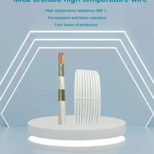 UL 5335 mica glass braid wire 450C 600V for industrial ovens