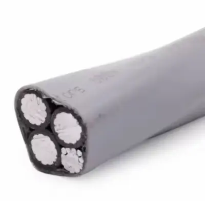 Cross section of XLPE insulated weather resistant XHHW-2 cable