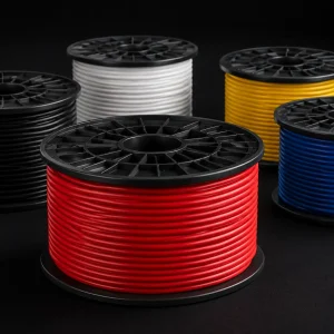 UL AWM Style 1015 14 AWG PVC wire multi-colour spool set, 105°C maximum 600 Vac, factory supply for protected equipment internal wiring