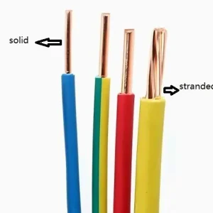 UL 1015 30 AWG signal wire PCB to terminal block interconnect German control cabinet