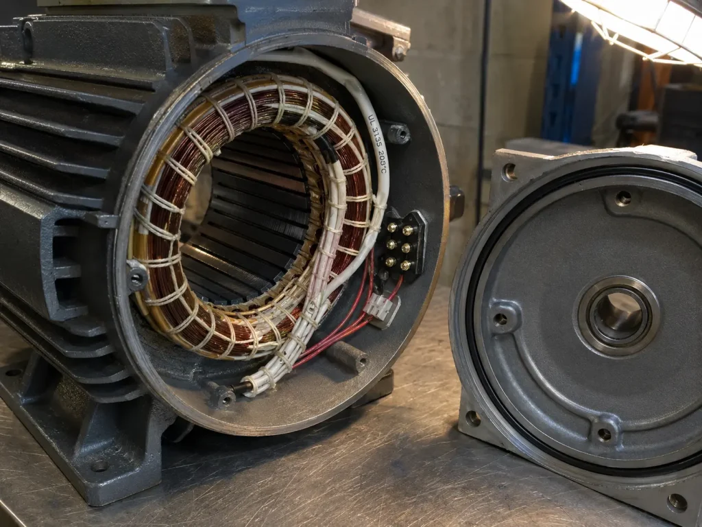 UL 3135 silicone wire routed inside totally enclosed industrial oven appliance internal wiring 200°C