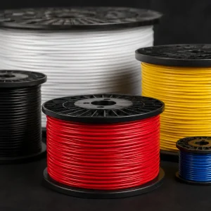 UL AWM Style 3666 XLPE wire multi-size multi-colour spool set, 105°C maximum 600 Vac, 32 AWG to 1000 kcmil range, factory-direct supply for Vietnam and Indonesia protected internal wiring